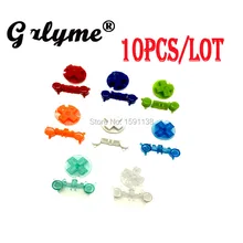 Новые 10 шт./лот многоцветные A B кнопки брелки для GameboyGB Карманный GBP Выключатель кнопки для GBP D колодки кнопки питания карман