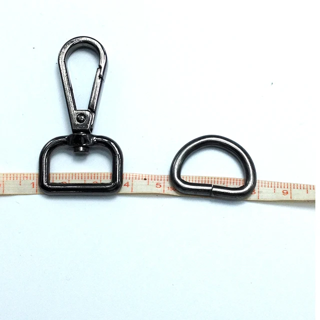 60pc Purse Hardware Set of 3/4 Inch (20mm) D Rings & 3/4" Swivel Snap