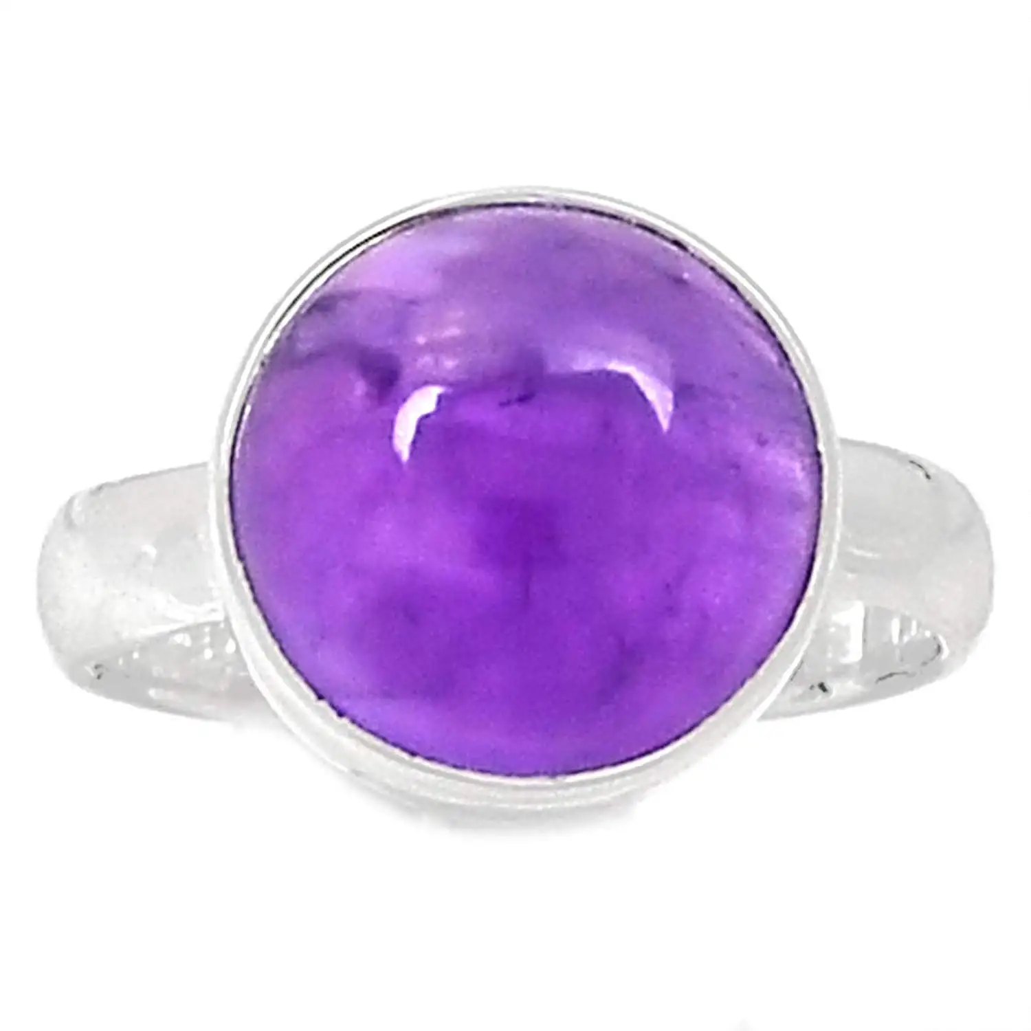 

Genuine AMETHYST Ring 925 Sterling Silver Jewelry,USA Size :8, MHBAR3582