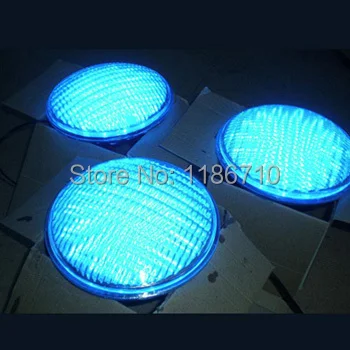 Venta directa de fábrica 18 W solo color PAR 56 llevó piscina luces LED luz de la piscina 252 unids led envío libre
