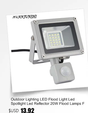 Светодиодный светильник с датчиком движения PIR, водонепроницаемый IP65 20 Вт 220 В, светодиодный светильник для уличного наводнения, садовый Точечный светильник, наружный настенный светильник, точечный светильник