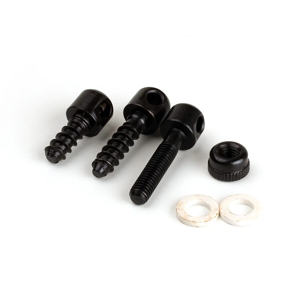 3Pcs Set Gun Sling Mounting Kit Sling Swivel Stud for Most Rifles Shotguns Rear Wood Swivel Screws Base Free Shipping (1)