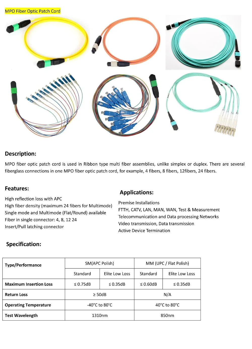 Specs-Fiber patch cord-2