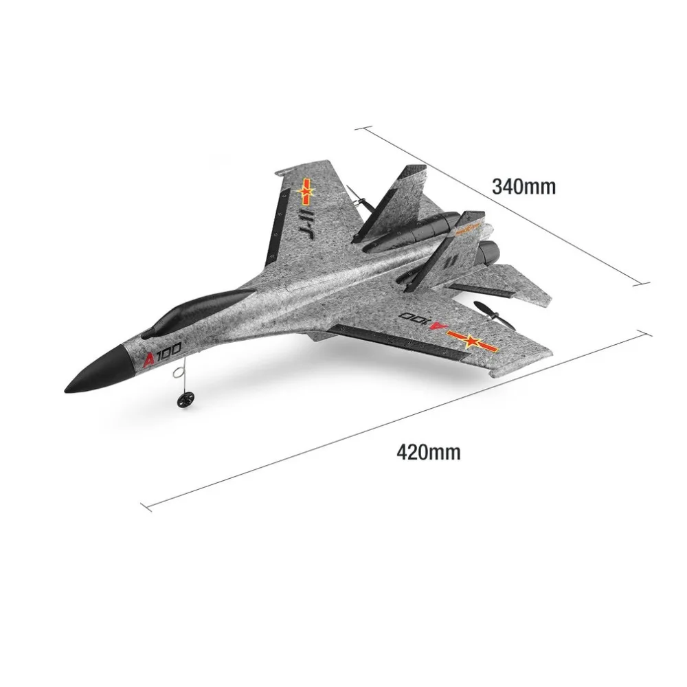 Wltoys A100-Annihilation 11 3CH RC FPV Racing Airplane Toys Mini 340mm Wingspan Wingspan EPP rc Plane Drone Toy with High Speed