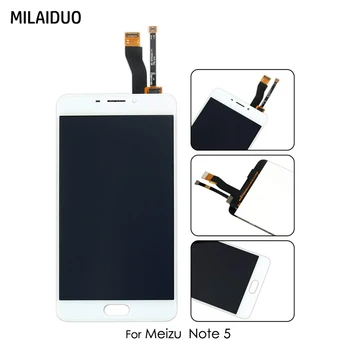 

LCD Display For Meizu Note 5 Touch Screen Digitizer For Meilan M5 Note Assembly Replacement Phone Parts Black White No Frame