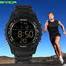 Новые популярные SANDA модные часы мужские спортивные часы G Стиль водонепроницаемые наручные часы Relogio Masculino Дата повседневные часы 369