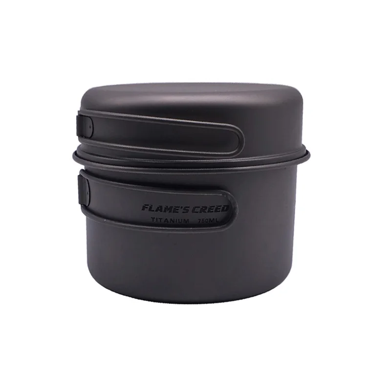 FLAME'S CREED ultraligero titanium pan y acampar al aire libre titanium pan mejorar la resistencia del cuerpo CKW750ML CKW1100ML FLAME'S CREED ultraligero titanium pan y acampar al aire libre titanium pan mejorar la resistencia del cuerpo CKW750ML CKW1100ML
