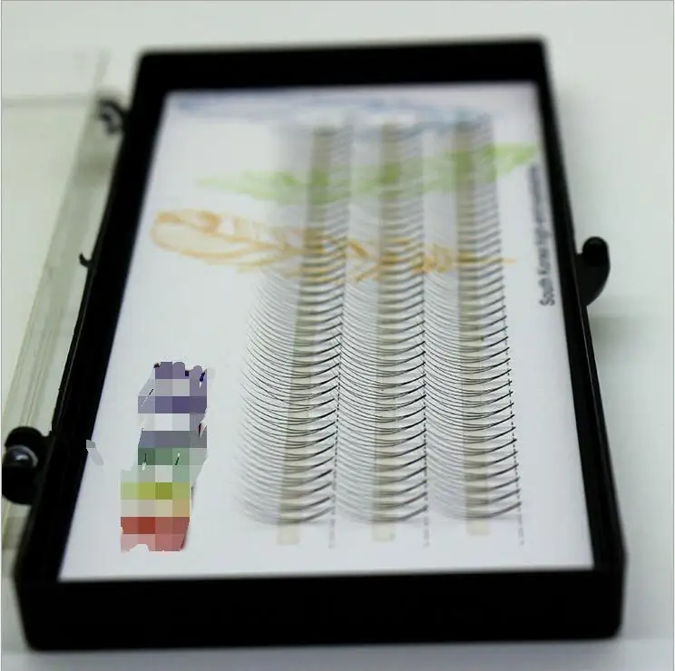 

8/9/10/11/12mm 105 bundles/Set Natural C Curl 3D Black Individual Silk Y Lash False Eyelashes Extension Beauty Tips Big eye