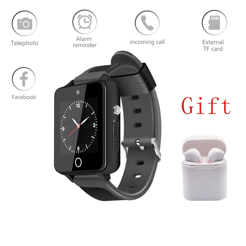 

Smartwatch Android with 3G WiFi MP3 MP4 camera GPS smart watch Bluetooth and Multilanguage Relogio Inteligente for iOS Android