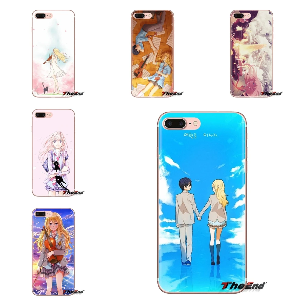For Samsung Galaxy J1 J2 J3 J4 J5 J6 J7 J8 Plus 2018 Prime 2015 2016 2017 Silicone Phone Case Covers Your lie in April Anime Art |