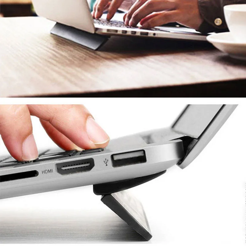 Vmonv Laptop Cooling stand For Macbook Air Pro Retina 13.3 Portable adjustable Computer Lapdesk Office PC Notebook Riser Stand