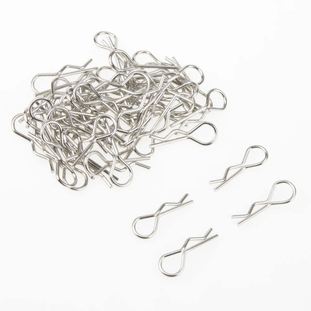 50PCS Body Shell Clip Pins Secure Shell for 1/10 RC Hobby Model Car Remote Control RC Car Spare Parts Accessories