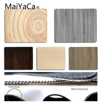 

MaiYaCa Wood Texture Office Mice Gamer Soft Mouse Pad Size for 18X22CM Speed Version Gaming 3d mouse pad
