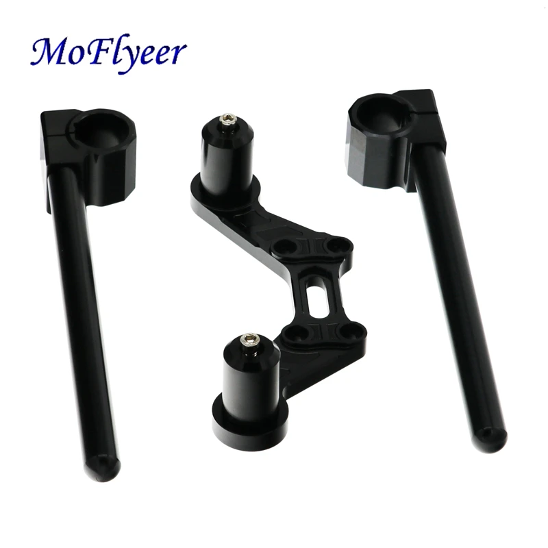 

MoFlyeer Motorcycle CNC Adjustable Steering Handlebar Removable Handle Bar System Pit Bike Dirt Bike Motorbike Scooter