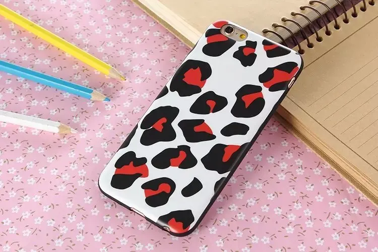High quality Fashion Lovely luminous Black and white stripes soft Case Cover For iphone 6 4.7 inch cell phone case 5 style p0329 |