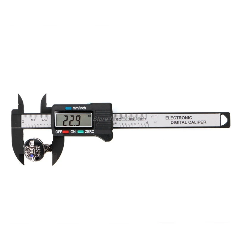 LCD Electronic Digital Vernier Caliper Gauge Measure Stone Bead Gem