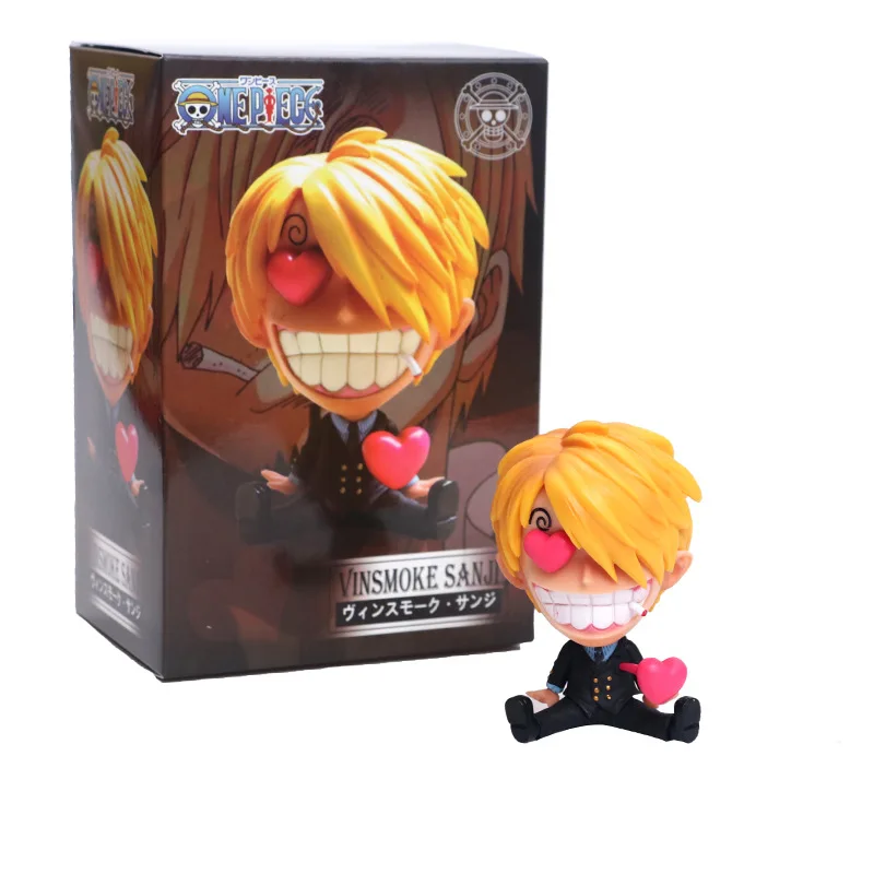 Аниме одна штука Vinsmoke Sanji сердце выскакивает ПВХ фигурка Коллекционная модель