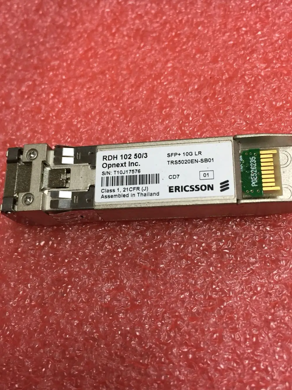 Ericsson RDH 102 50/1 SFP + 10 г oclaro TRS2001EN-0039 SFP + модуль оптического волокна