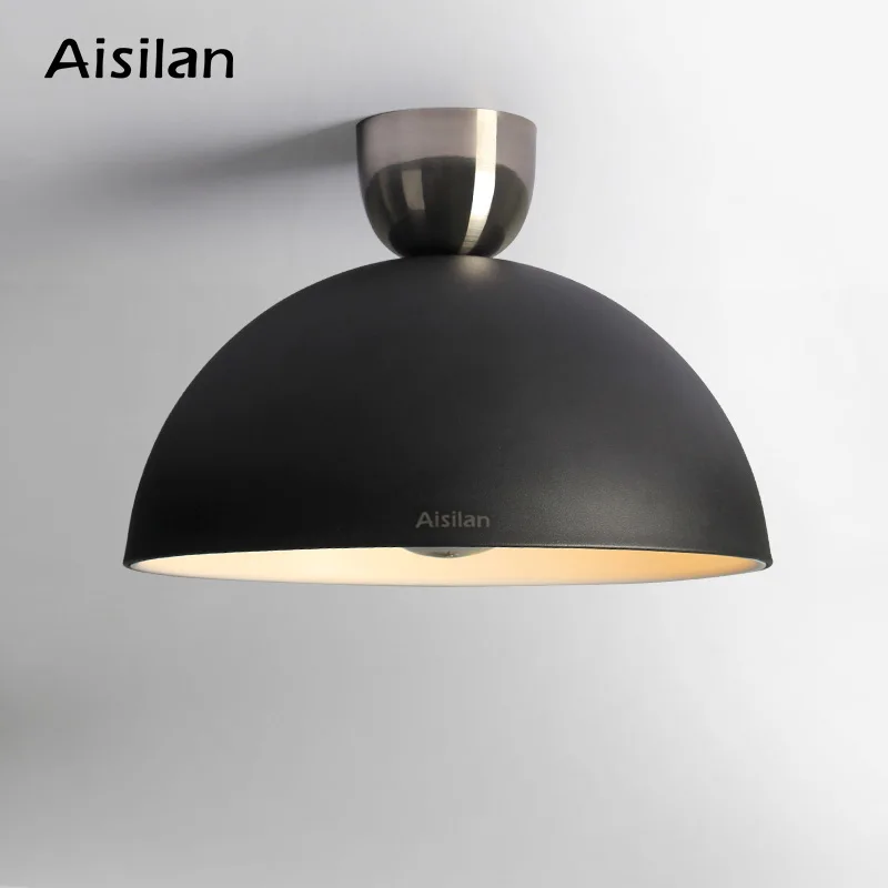 

Aisilan Modern LED ceiling light surface mounted Nordic style for dining room foyer bedroom corridor kitchen AC85-260 Black 6W