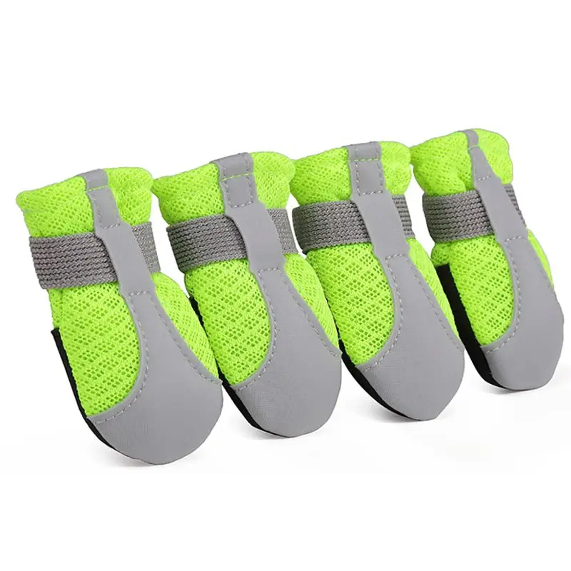 Breathable Pet dog Shoes for Summer Mesh Soft Bottom Shoes Elastic
