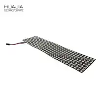 1PCS 8*32 Led Ws2812b 256 Pixels Display Led Matrix DC5V Full Color Smd5050 Rgb Screen Light Addressable Led Panel
