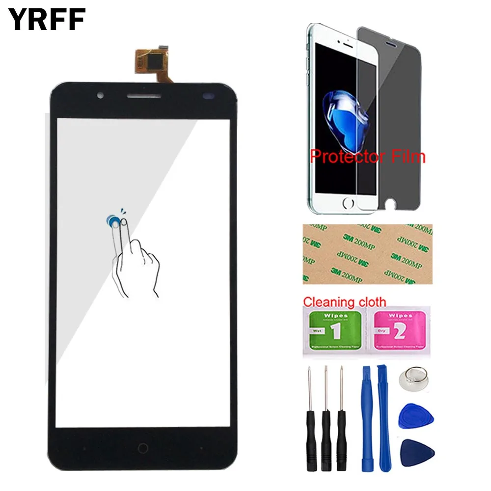 

Mobile Touch Screen Panel For Ulefone Tiger Touch Screen Lens Sensor Touch Panel Digitizer Accessories Tools + Protector Film