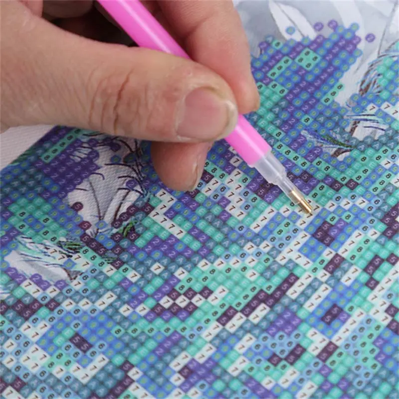 

3Pcs Diamond Doting Tool Set Plastic DIY Diamond Painting Tool Cross Stitch Tray Embroidery Pen Rhinestone Mosaic Painting Tools