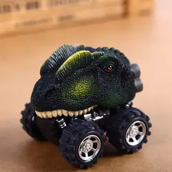 2 шт./компл. детей мини-Динозавра машины игрушки ветер играть автомобиля Игрушечные лошадки Рождество детские подарки на день рождения fj88