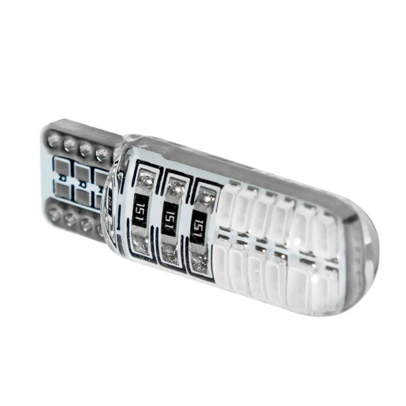 T10 W5W 24 SMD 3014 Светодиодный свет салона автомобиля силикагель маркер лампа 12 В 194 192