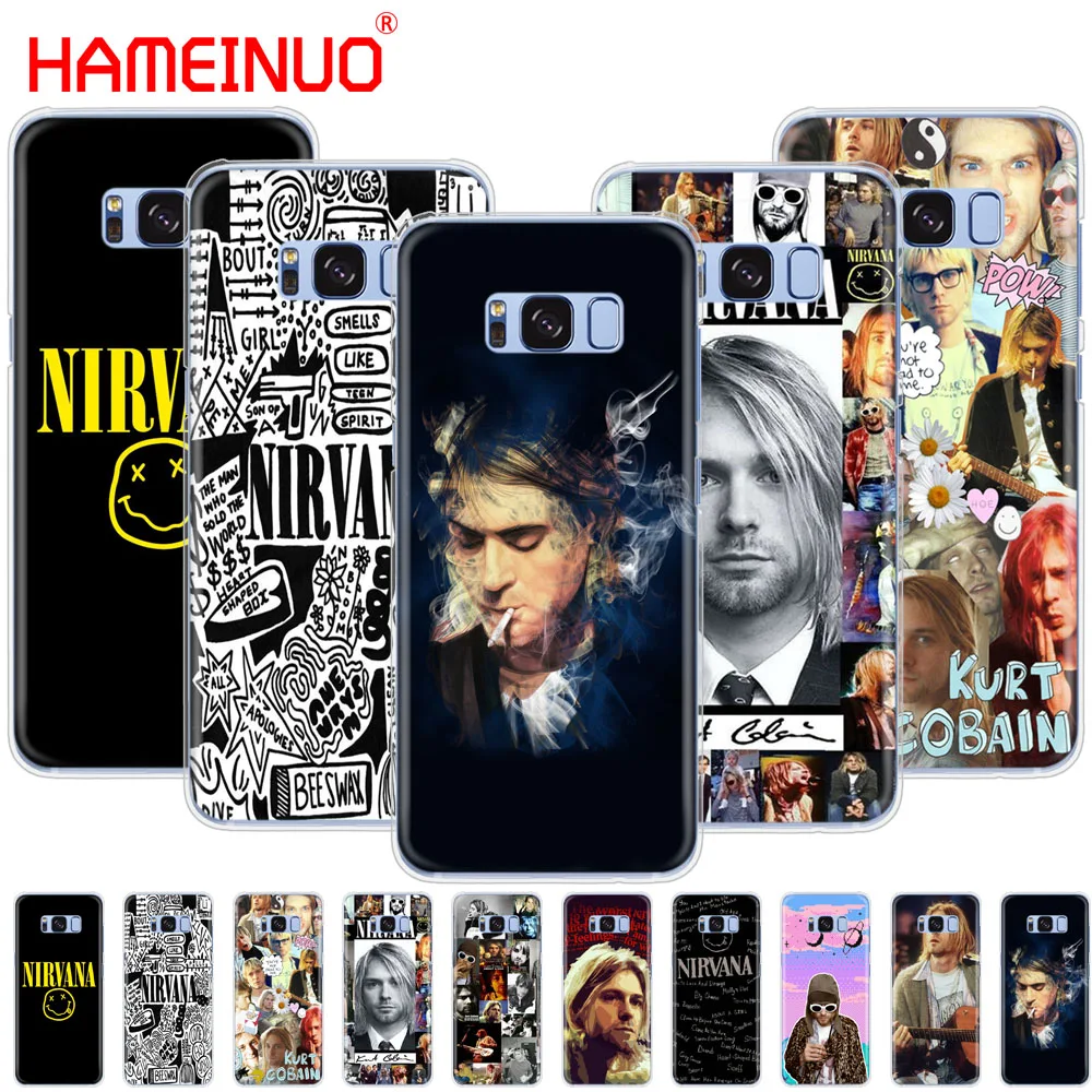 

HAMEINUO kurt cobain nirvana cell phone case cover for Samsung Galaxy S9 S7 edge PLUS S8 S6 S5 S4 S3 MINI
