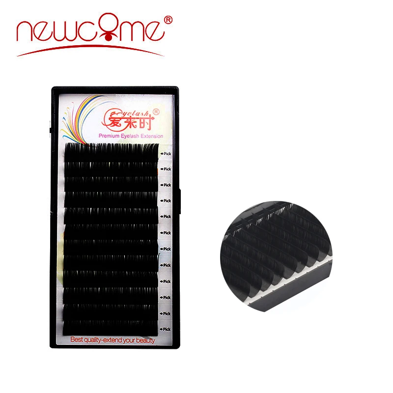 

All Sizes Natural Eyelash Extension Soft Lash Silk Fake Eye Lashes Hand Made False eyelashes 3D Individual Eyelash Extension