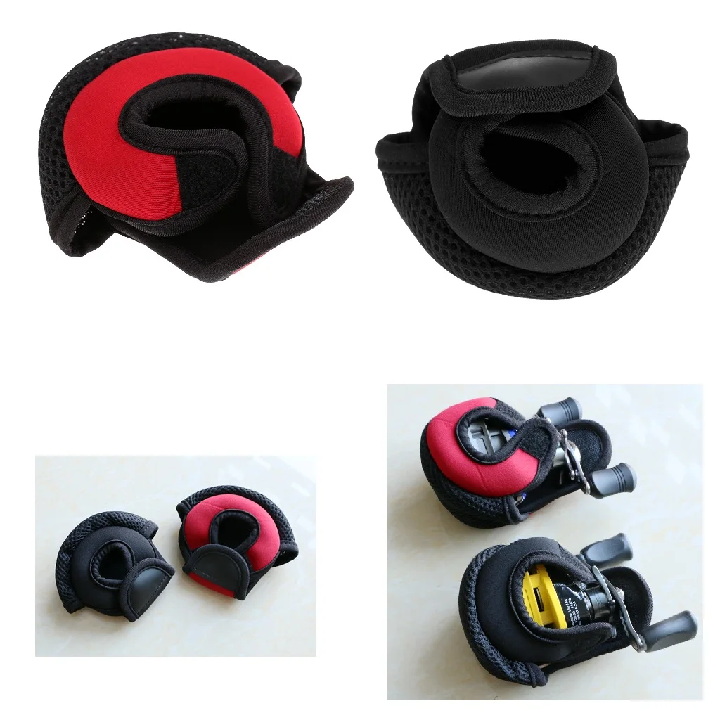 

2 Pieces Baitcaster Baitasting Reel Cover Fishing Spinning Reel Protective Pouch