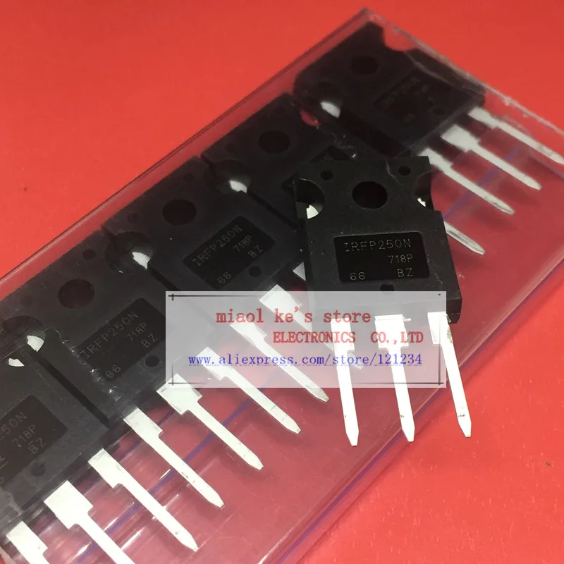 

[5pcs/1lot or 10pcs/1lot ]100%NEW original; IRFP250NPBF IRFP250PBF IRFP250N IRFP250 TO-247AC MOSFET N-Channel 200V 30A 214W