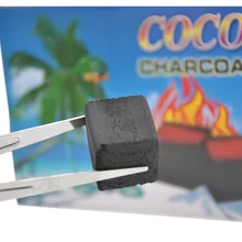 72 кубика/коробка "кокосовый уголь" уголь для кальяна 1 кг/коробка Премиум уголь для кальяна "в 3 раза дольше, чем любой другой уголь"