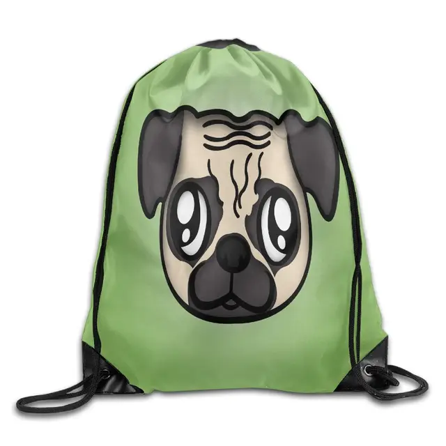 Pug with Bow Bag