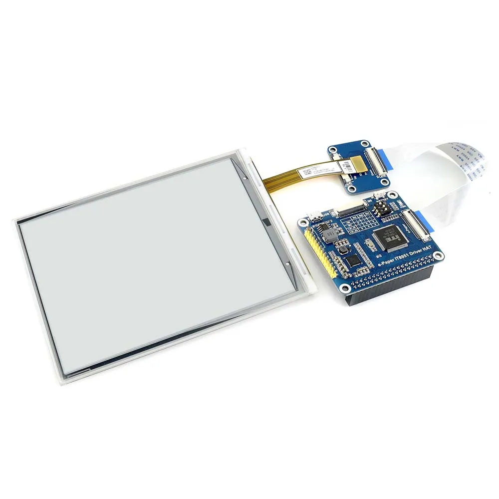 Preise Waveshare 6 zoll E Ink display HUT für Raspberry Pi 800*600 Auflösung e Papier IT8951 controller USB SPI I80 I2C interface