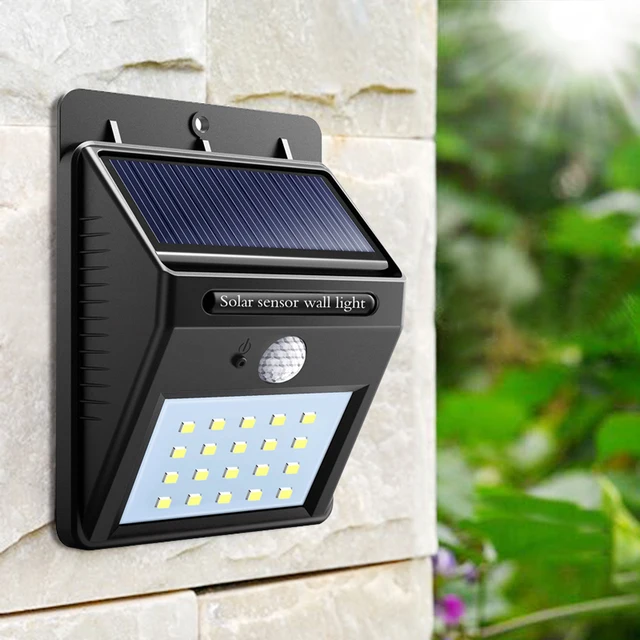 Porch Lights Motion Sensor Led Solar Cds Night Outdoor