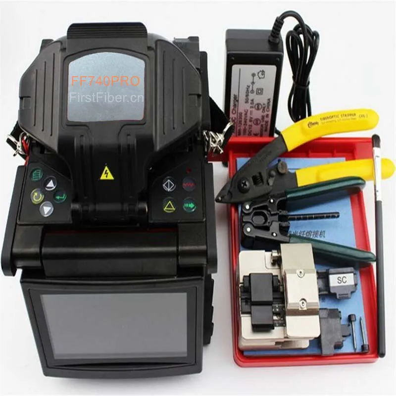 

FirstFiber Core Alignment Fusion Splicer SM&MM Automatic FTTH Fiber Optic Welding Splicing Machine Optical Fiber FF-740PRO1
