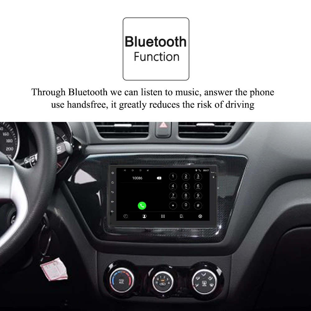 Excellent Panlelo 2 Din Android 8.1Car Radio 7" 1080P Quad Core 2din Android Head Unit GPS Audio Car Multimedia Player for Chevrolet Cruze 5
