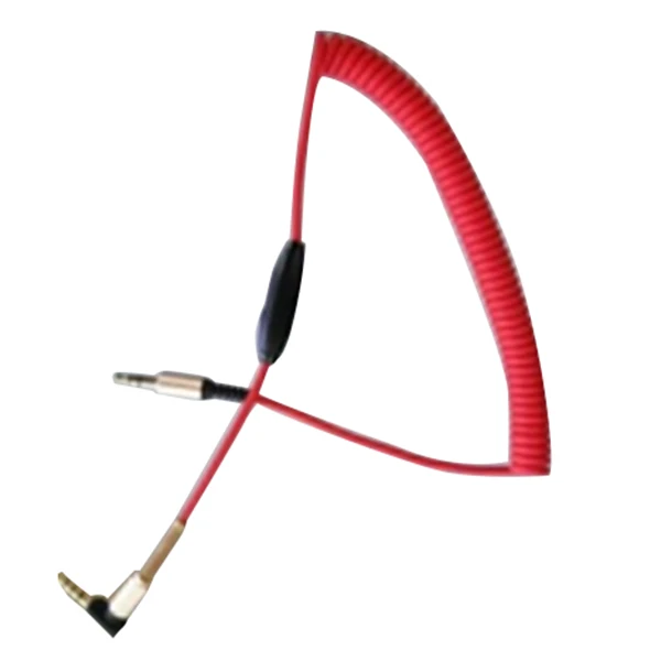 ГФЭ 3.5 мм металла Slingshot линии мужчинами аудио удлинитель с микрофоном красный |