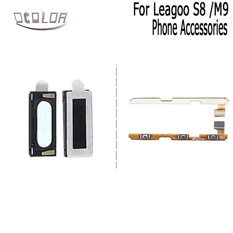 

ocolor For Leagoo S8 M9 Power Button Volume Key Flex Cable New Speaker Earpiece For Leagoo S8 M9 Repairing Part Replacement