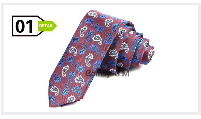 New Men's necktie Fashion Korean Cashew flower 6cm tie wedding party suits Ties and accessories