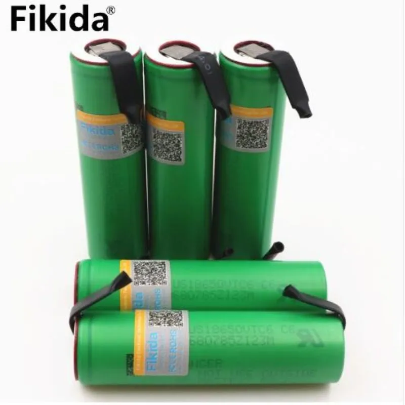 

Original VTC6 3.7V 3000mAh 18650 Li-ion Battery 30A Discharge for Sony VTC6 Tools e-cigarette batteries+DIY Nickel sheets