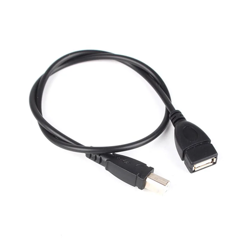 1/4/10 шт. 50 см USB 2 0 Тип Женский к B Мужской Сканер Кабель для принтера адаптер