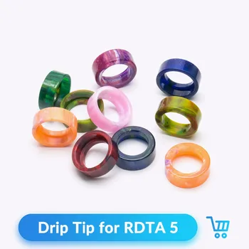 

Quartz Banger 1pc/lot Drip Tip Resin Epoxy for IJoy RDTA 5 RTA Atomizer Vape Electronic Cigarette Drip Tip Wide Bore Mouthpiece
