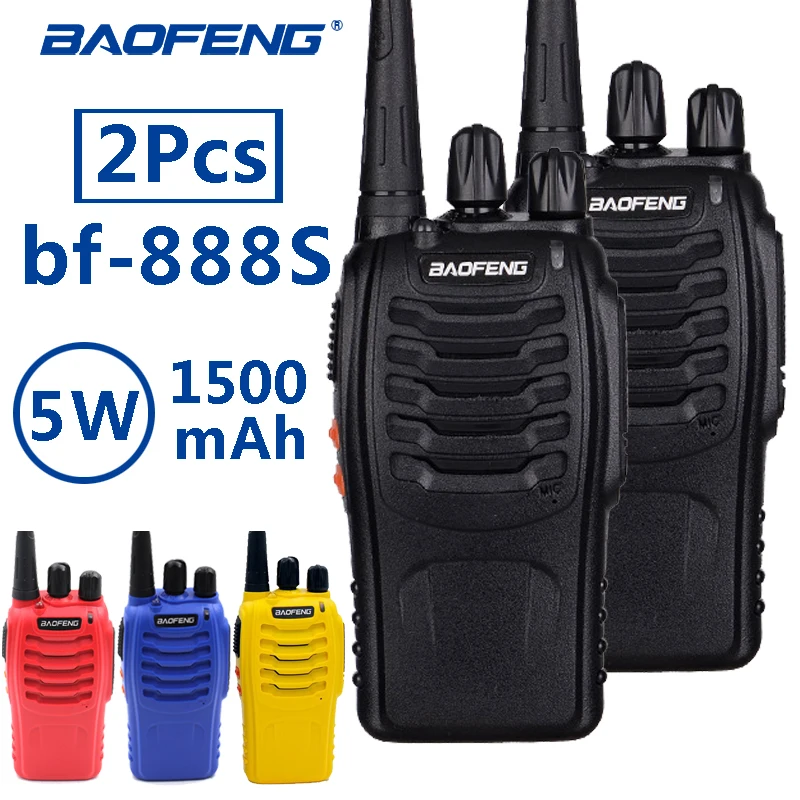 2 шт. baofeng BF 888S портативная рация UHF 400 470 МГц bf888s ham двухсторонняя радиостанция