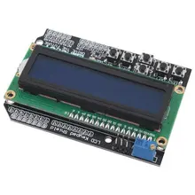 1602 LCD LCD1602 Keypad Board Shield Blue Backlight For Arduino Mega2560 UNO R3