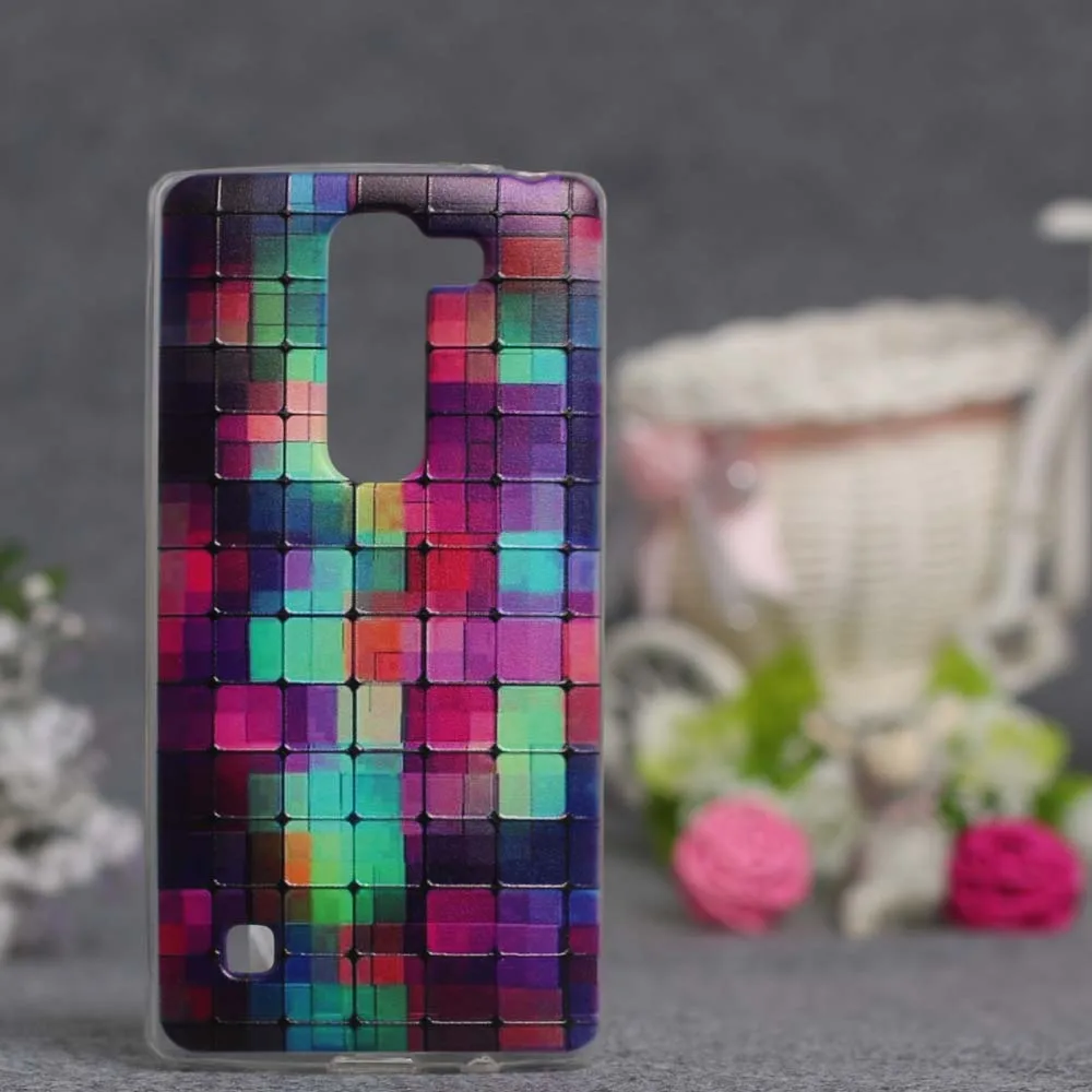 Красивый цветочный 3D рельефный Мягкий ТПУ чехол для LG Spirit 4G LTE H440Y H420 H422 H440N