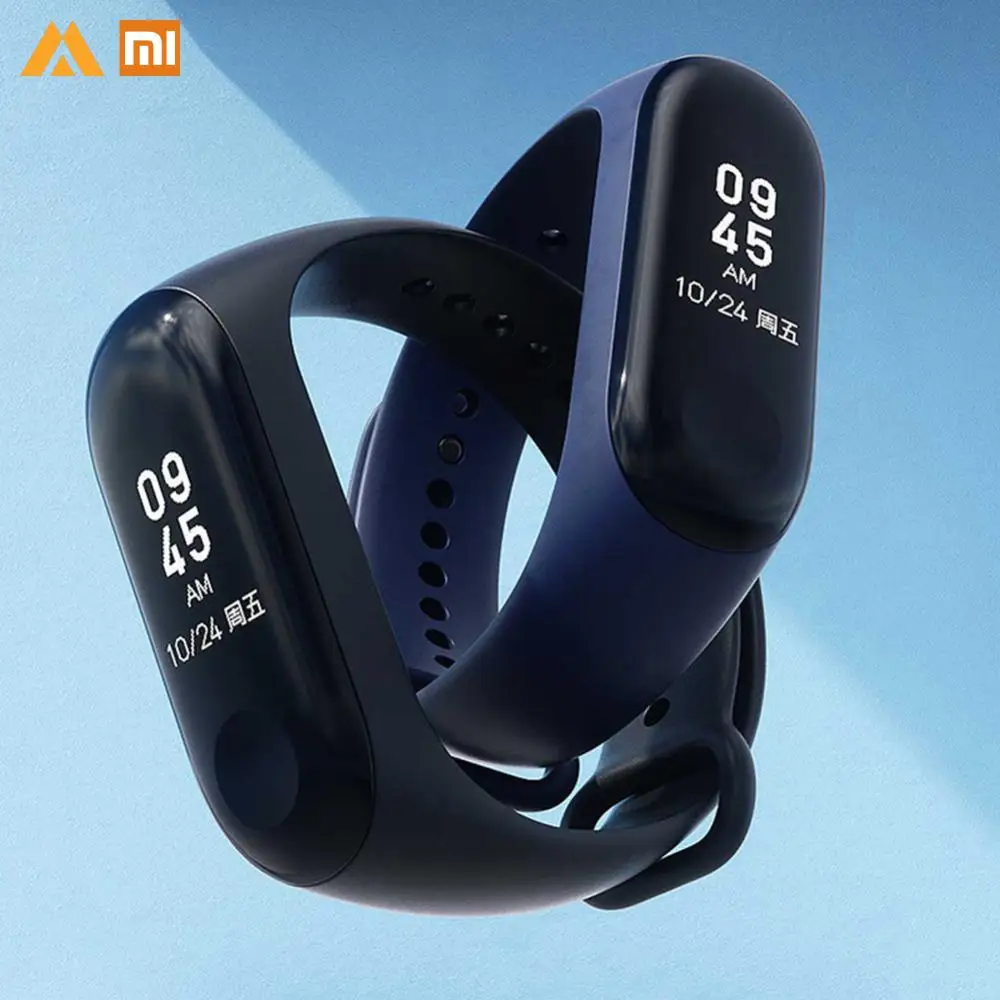 

Original Xiaomi Band 3 Smart Band Heart Rate Health Monitor Time OLED Display Smart Wristband 5ATM Water proof Xiaomi Mi Band 3