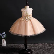 Детское кружевное многослойное платье на выпускной для принцессы Сетчатое фатиновое платье торжественное платье вечерние платья для танцев на свадьбу Size110-170